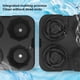 thumbnail image 5 of Molde de Silicona para Cubitos de Hielo en Forma de Rosa Diamante, 4 Huecos Grande para Whisky y Cócteles, Fabricante de Hielo Novedoso en Forma de Rosa, Fácil Desmolde, Apto para Lavavajillas,, 5 of 6