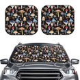 thumbnail image 2 of Haiem Mushrooms and Autumn Leaves Car Windshield Sun Shade (2 Pieces) Foldable Windshield Sun Shade Car Accessories for Truck SUV Pickup-Medium, 2 of 7