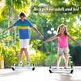 thumbnail image 6 of SISIGAD Hoverboard for Kids, 6.5" Self Balancing Hoverboard with Bluetooth and LED Light, White, 6 of 6