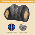 thumbnail image 3 of Cojín De Asiento De Coche Y Almohada De Soporte Lumbar Gris, 3 of 5