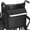 1pc-black, variant on SanGlyptic Wheelchair Backpack Bag, Wheelchair Pouch, Backpack for Wheelchair Users, Wheelchair Bags to Hang on Back/Blue, Wheelchair Accessories Bag