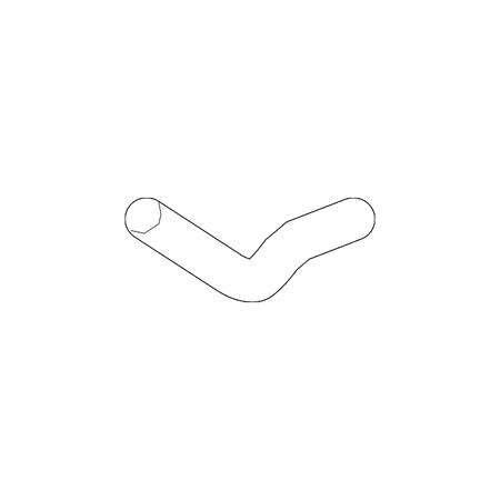 Genuine OE GM Water Inlet Hose - 19130283