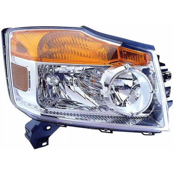 Right Headlight Assembly - Compatible with 2008 - 2012 Nissan Armada 2009 2010 2011