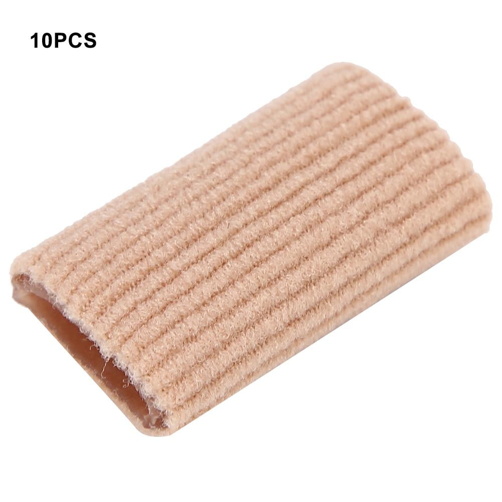 Mgaxyff 10pcs Elastic Toe Cover Pain Relief Corns Prevent Soft Finger Toe Wrap Protector,Pain Relief Toe Cover,Toe Protector