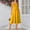Yellow, variant on Women's Retro Solid Color Dress Juniors Casual Dresses Womens Dresses Semi Casual Dress for Women Buttons Women Casual Dresses with Pocket Fall Dresses for Women Petite Women Party Dresses Ladies T