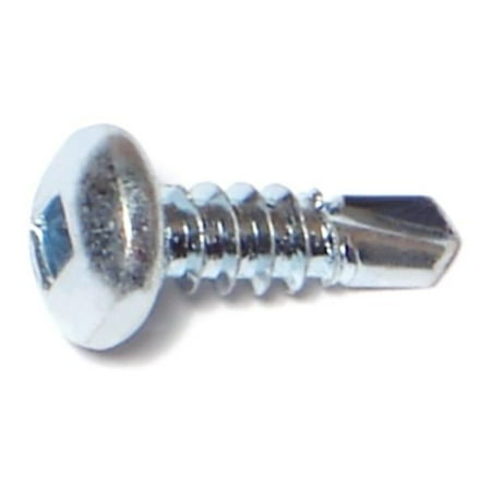 

#10-16 x 5/8 Zinc Square Drive Pan Head Self-Drilling Screws (100 pcs.)