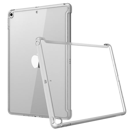 i-Blason Case for iPad 7th Generation 10.2 2019, Compatible with Official Smart Cover and Smart Keyboard, Clear Slim Hybrid Case Cover for New iPad 10.2 (2019 Release)