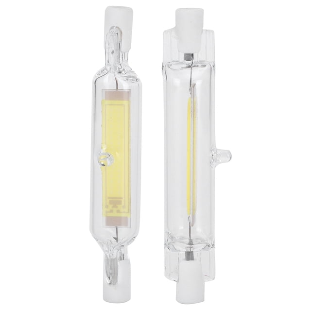 Light Bulb Cob Bulb Flood Light Bulb Double Ended Bulb Light Source Bulb 2Pcs R7S COB Bulb 5W 78mm Highlight Double Ended Flood Light Source Accessory 230VCold White 6000K