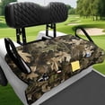 thumbnail image 3 of Bulopur Camo Golf Seat Covers for Cart Hunting Branch Golf Cart Towel Seat Covers with 4 Front Pockets& Nonskid Bottom Gift for Holiday, 3 of 8