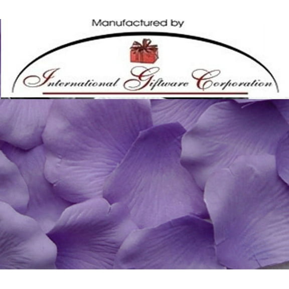 Light / Dark Purple - Two Tone - 100 Silk Rose Petals Wedding Favors - Solid Colors - Wedding Reception and Party Supplies