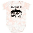 thumbnail image 3 of Inktastic Dallas Texas Someone Loves Me Boys or Girls Baby Bodysuit, 3 of 5