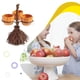 thumbnail image 5 of Billuyoard Cuenco para aperitivos con palo de escoba fácil de montar, golosinas de Halloween, cuencos de calabaza de resina pequeños y ligeros Kits de decoración para fiestas Tres tazas de calabaza, 5 of 6