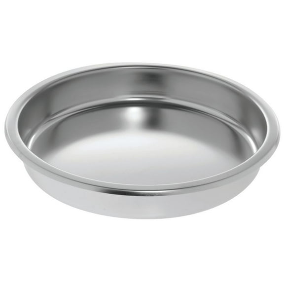 HUBERT® Chafer Chafing Dish Food Pan 6 1/3 Quart Round Stainless Steel- 15 1/4"Dia x 2 1/2"H