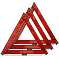 thumbnail image 1 of WORGEOUS Triángulo de seguridad de 3 uds, triángulo de emergencia en carretera, triángulo reflectante de seguridad, triángulo de advertencia, 1 of 8