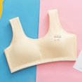 thumbnail image 6 of Girls Wireless Bras Comfortable Cotton Little Girls Training Bras 4 Pack, 6 of 7