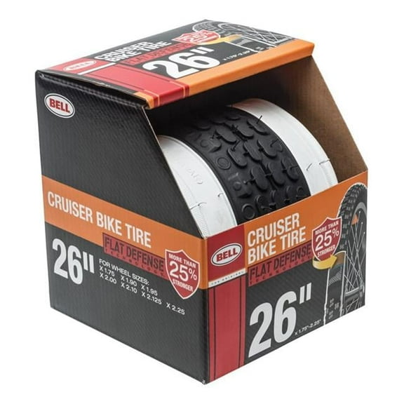 Bell Sports 7014615 26 in. Glide Cruiser Whitewall Bike Tire