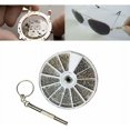 thumbnail image 4 of Mini Tornillos, Herramientas para Reparar Gafas, Tornillos para Gafas Surtidos, Tornillos y Tuercas para Gafas con Mini Destornilladores y Caja Surtida para Reparar Gafas y Relojes, 12 Tipos, 4 of 5