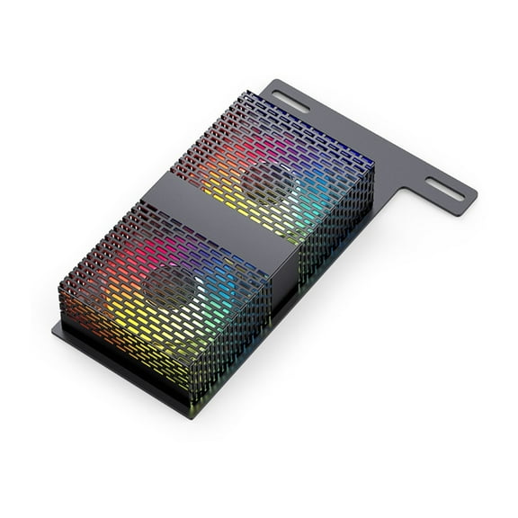 High Performances 5V3PIN ARGB Memory Heatsink ARGB LED Memory Heat Spreader, Metal Cooling Fan for Desktop Module