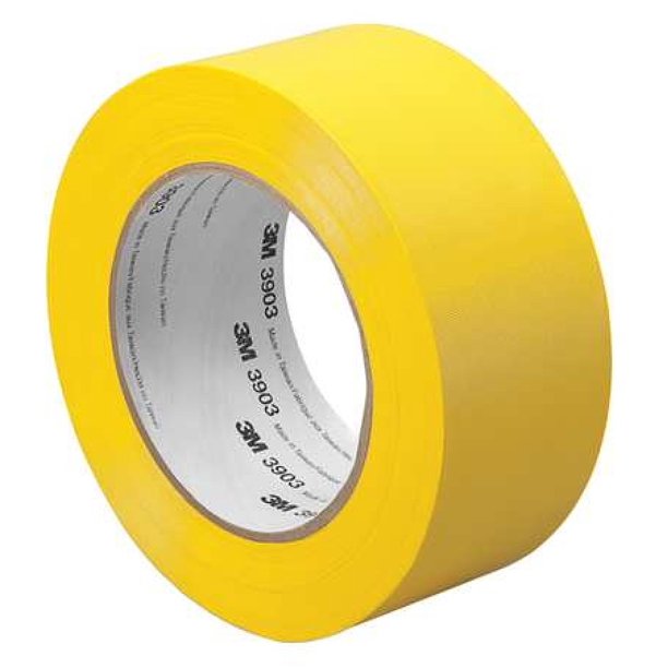 3M 1.5503903YELLOW Duct Tape,11/2 x 50 yd,6.5 mil,Yellow Walmart