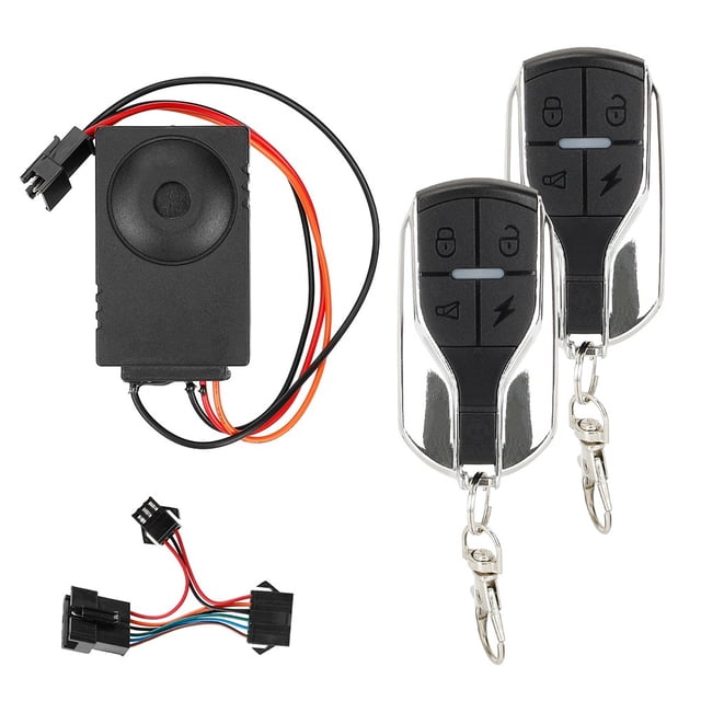 Mosiee Ebike Anti-Theft Alarm 36-72V With Two Switch For Electric Scooter Detector Alarm For Scooter Bicycle
