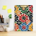 thumbnail image 2 of FORMRS Acrylic Clipboard with Low Profile Clip Standard A4 Letter Size, 12.5" x 9", Dark Floral, 2 of 8