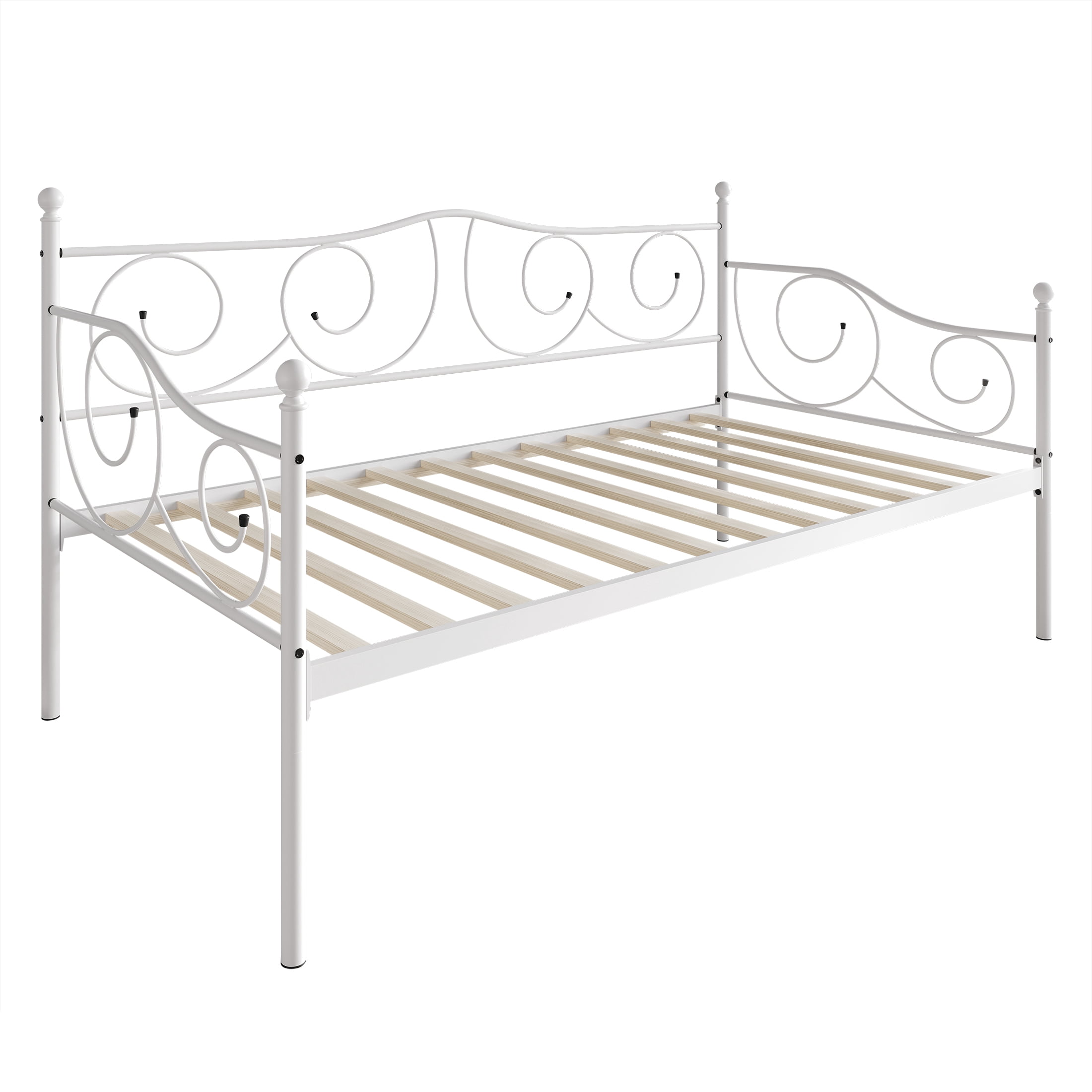 Castle Place Stylish Metal Twin Daybed, White