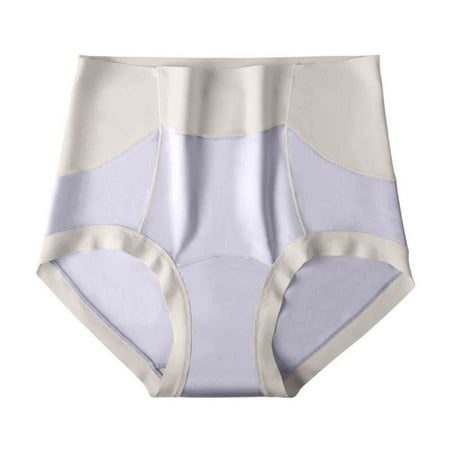 TMOYZQ Women s Cotton Underwear High Waist Stretch Briefs Soft Underpants Ladies Full Coverage Panties Available in Plus Size on Clearance