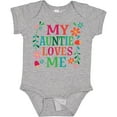 thumbnail image 3 of Inktastic My Auntie Loves Me Girls Girls Baby Bodysuit, 3 of 5