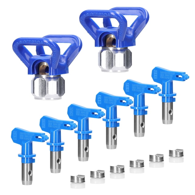 TFixol Airless Paint Nozzles Set Reversible Spraying Machine Tips Airless Paint Sprayer Nozzle Kit Airless Sprayer Spraying Machine Accessory