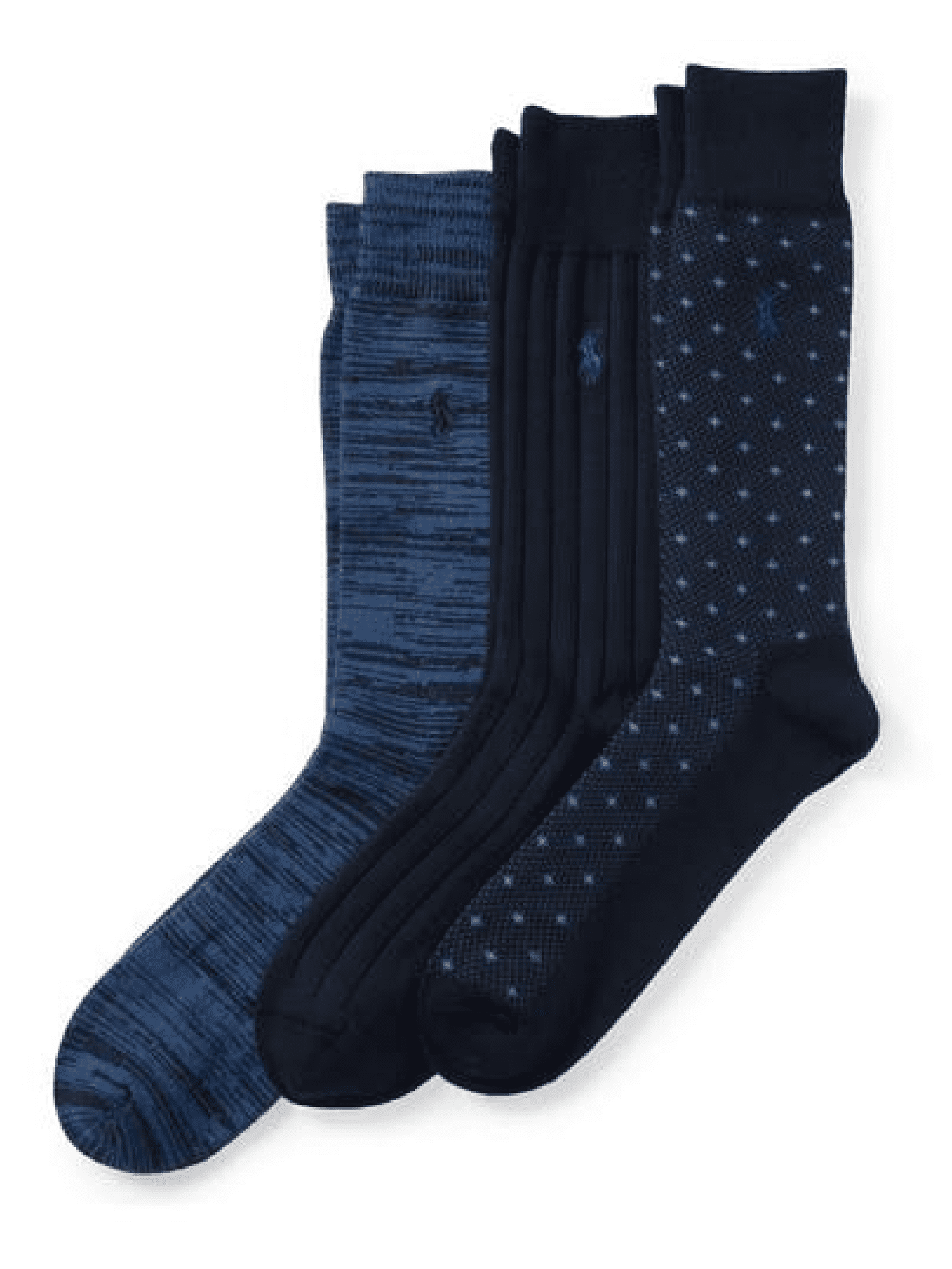 Polo Ralph Lauren - Men's Supersoft Socks, 3 Pairs - Diamond Dot ...