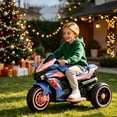 thumbnail image 6 of HNH 12V Ride on Motorcycle for Kids, 3 Wheels Battery Powered Motorcycle Toy with Remote Control, Bluetooth, Music, Light, 6 of 9