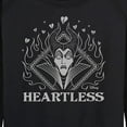thumbnail image 3 of Disney Villains - Maleficent Heartless - Women's Lightweight French Terry Long Sleeve Shirt, 3 of 5