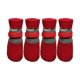 thumbnail image 1 of 4 unidades de botas, botas de lluvia, zapatos, calcetines transpirables, fundas ajustables con suela antideslizante para tallas pequeña y mediana, rojo S, 1 of 7