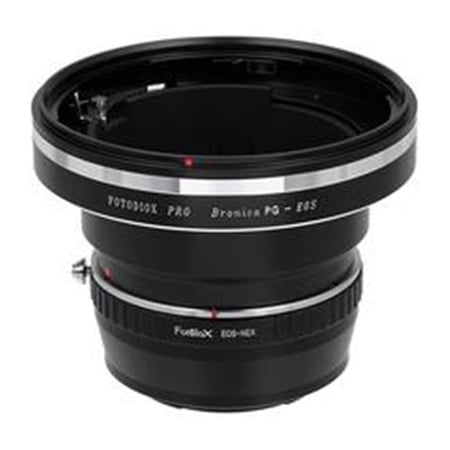 Fotodiox PG-EOS-SnyE-P Pro Lens Mount Adapter - Bronica GS-1 Mount SLR Lens To Sony Alpha E-Mount Mirrorless Camera Body