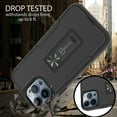 thumbnail image 2 of CoverON For Apple iPhone 13 Pro Max Case, Military Grade Heavy Duty Full Body Phone Kickstand Cover - Black, 2 of 9