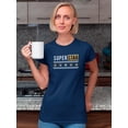 thumbnail image 2 of Superstar Gold Glitter Shaped T-Shirt Women -Image by Shutterstock, Female Large, 2 of 4