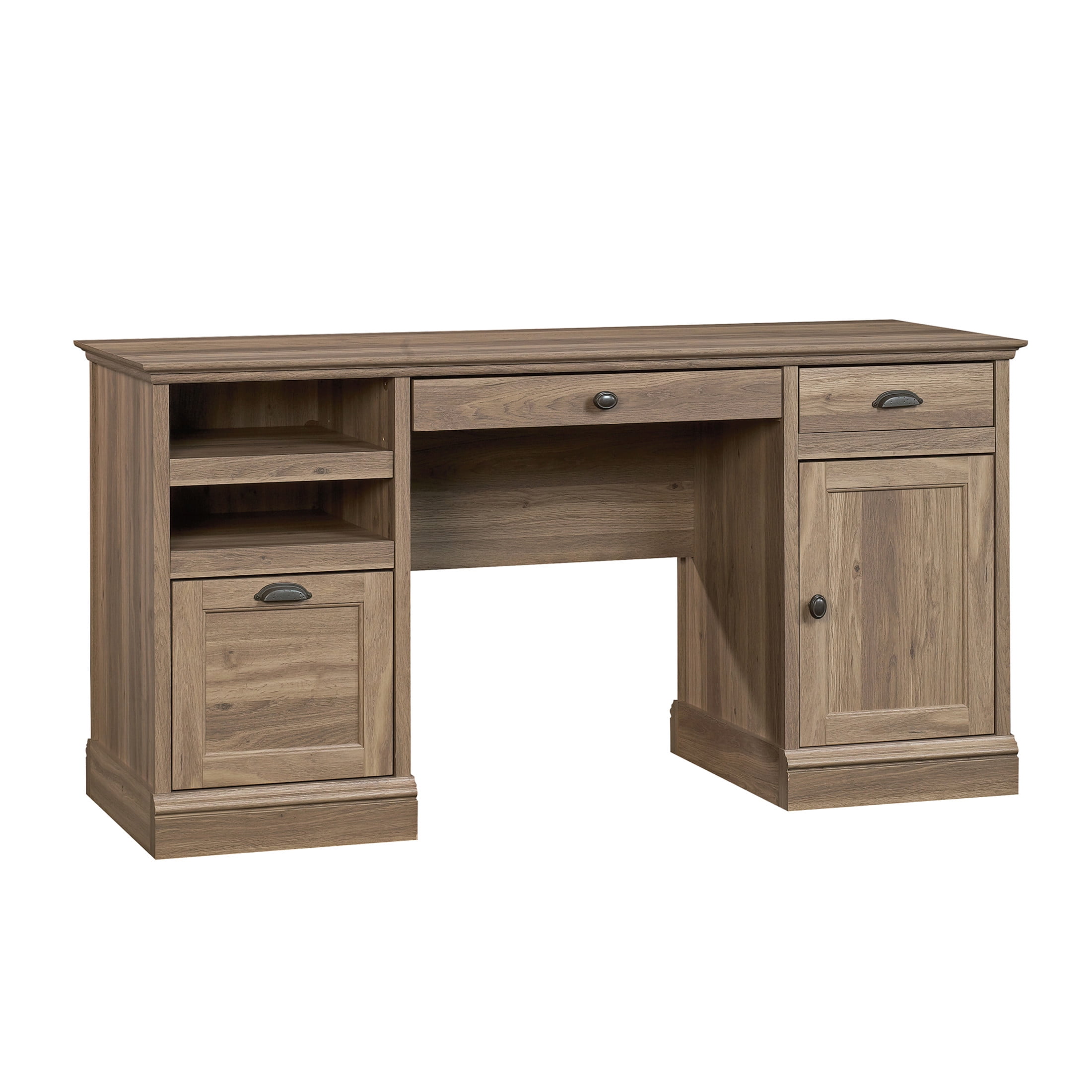 Sauder Barrister Lane Executive Desk, Salt Oak Finish