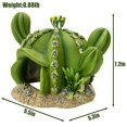 thumbnail image 2 of Decoración para tanque de reptiles, piel de lagarto, plantas rupestres, resina, 2 of 7