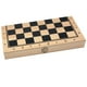 thumbnail image 3 of Juego de ajedrez de viaje de madera de lujo con tablero de ajedrez plegable, juguetes educativos para Los 24x24cm, 3 of 9