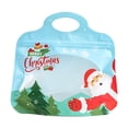thumbnail image 2 of Christmas Treat Bags, 8.26X7.87" Self Sealing Candy Pouches with Handle, Festive Xmas Goodie Sacks, Holiday Snack Packing Bags, Santa Pattern Gift Pouches with Clear Window, Christmas Decoration, 2 of 7