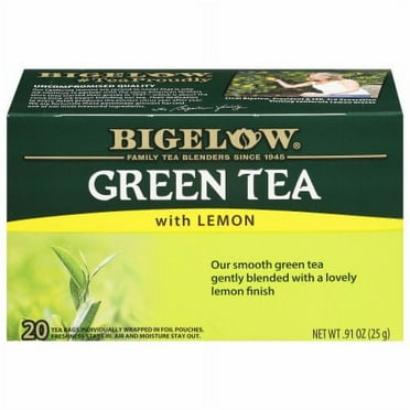 Pack of 2 - Bigelow Green Tea with Lemon Tea Bags 20 ct