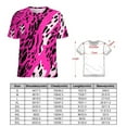 thumbnail image 2 of Leopard Print Pattern Women's T-Shirt Short Sleeve T Shirts Tops Tee Ladies Loose T, 2 of 6