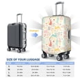 thumbnail image 6 of Xecao Fall Rabbit print Elastic Luggage Cover, with double-sided print , is perfect for travel, business, and daily use, 6 of 9