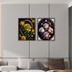 thumbnail image 2 of (NH3485 NH3493) Juego 2 Uds Resina Con Purpurina Diamantes Serie Plantas Rosas 30*40CM, 2 of 9