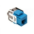 thumbnail image 2 of Leviton eXtreme Cat 6A QuickPort Connector, Channel-rated, Blue (6110G-RL6), 2 of 3