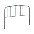 thumbnail image 1 of Modway Lennon Modern Farmhouse Metal Adjustable Headboard, Full Sized, Gray, 1 of 7