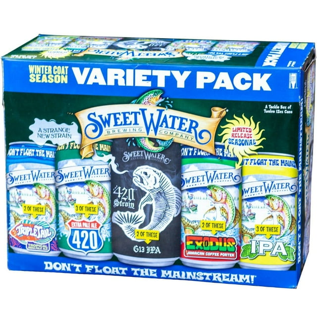 SweetWater Brewing Company Tackle Box, 12 fl. oz. can/bottle, 12 pk.