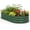 Green, variant on Galvanized Raised Garden Bed 4×4×1 FT, Round Metal Raised Garden Bed Outdoor Planter Box with Open Bottom, Rust-Resistant Steel Garden Bed for Vegetables Herbs Flowers, Easy Assembly