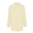 thumbnail image 6 of Women's Stand Collar 3/4 Sleeve Blouse Casual Basic Top All Season Fashion Trending Apparel, 6 of 6