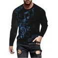 thumbnail image 1 of Birdeem Nouvelle Mode Décontractée T-Shirt à Manches Longues pour Hommes - T-Shirt Imprimé de Noël Sport - T-Shirt à Manches Longues Col Rond Blouses & Chemises, 1 of 1